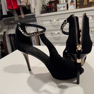 White House Black Market platform black heels